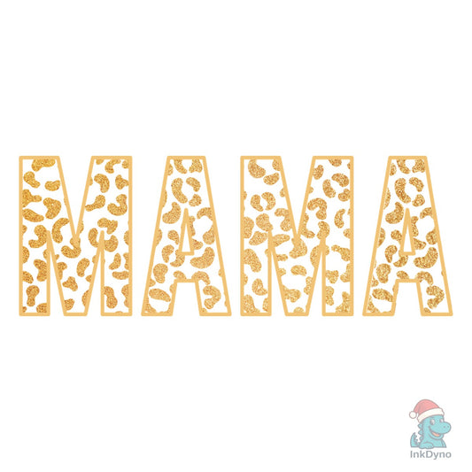 Leopard Print MAMA Mom Day - DTF Transfer