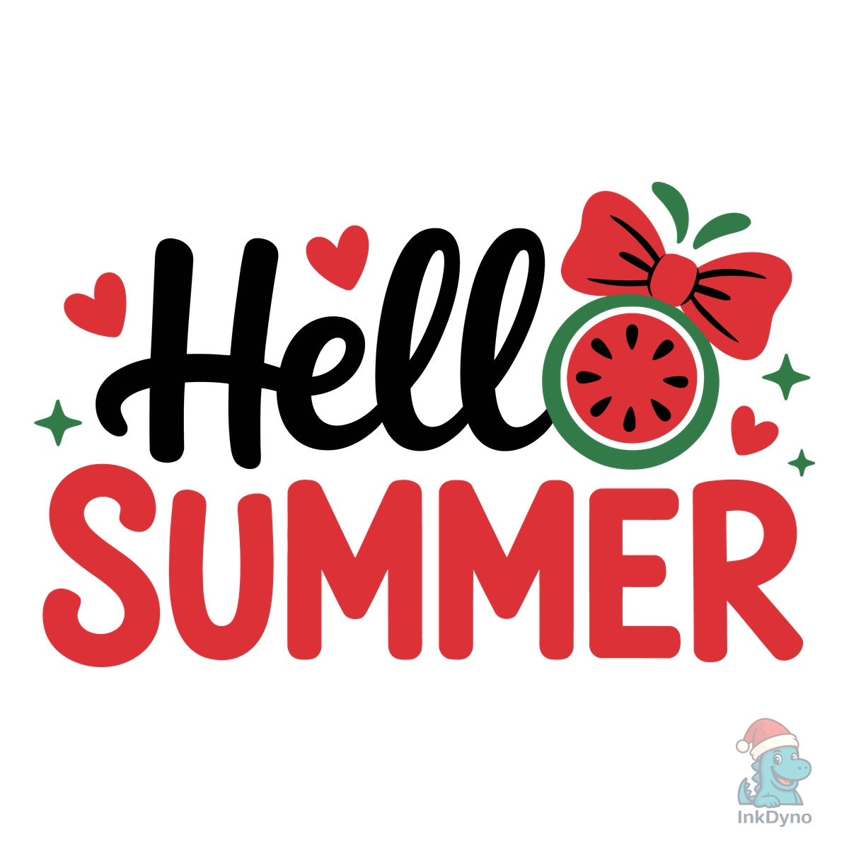 Summer Vibes with Watermelon Bow