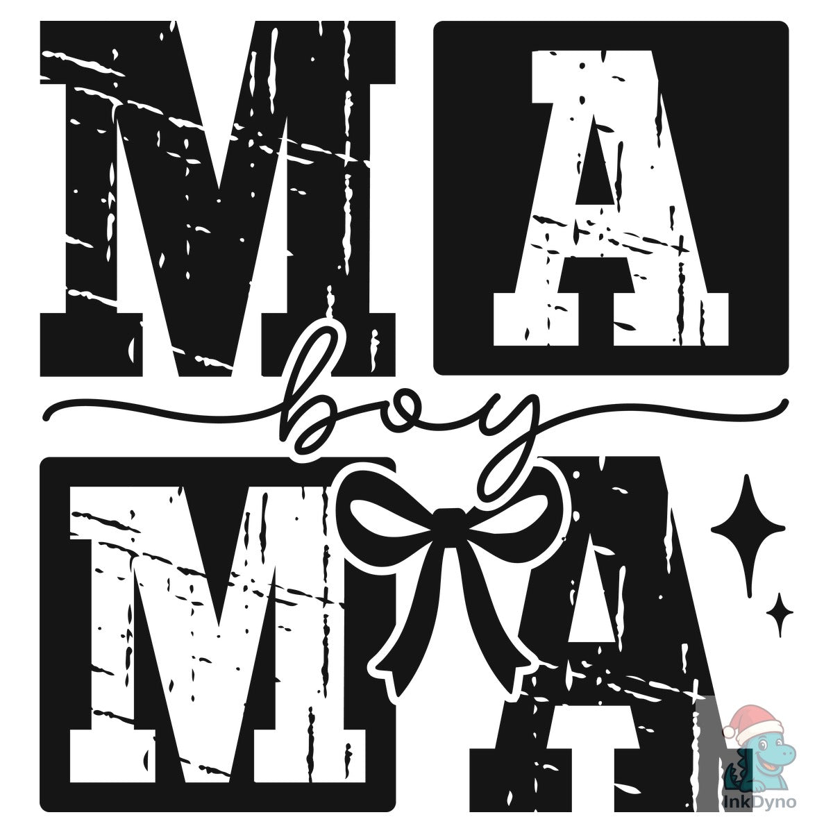 Boy Mama Checkered Coquette Bow