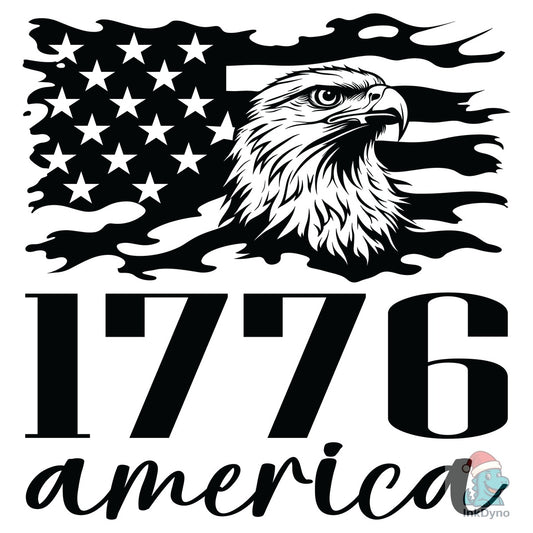 America Eagle 1776 - DTF Transfer
