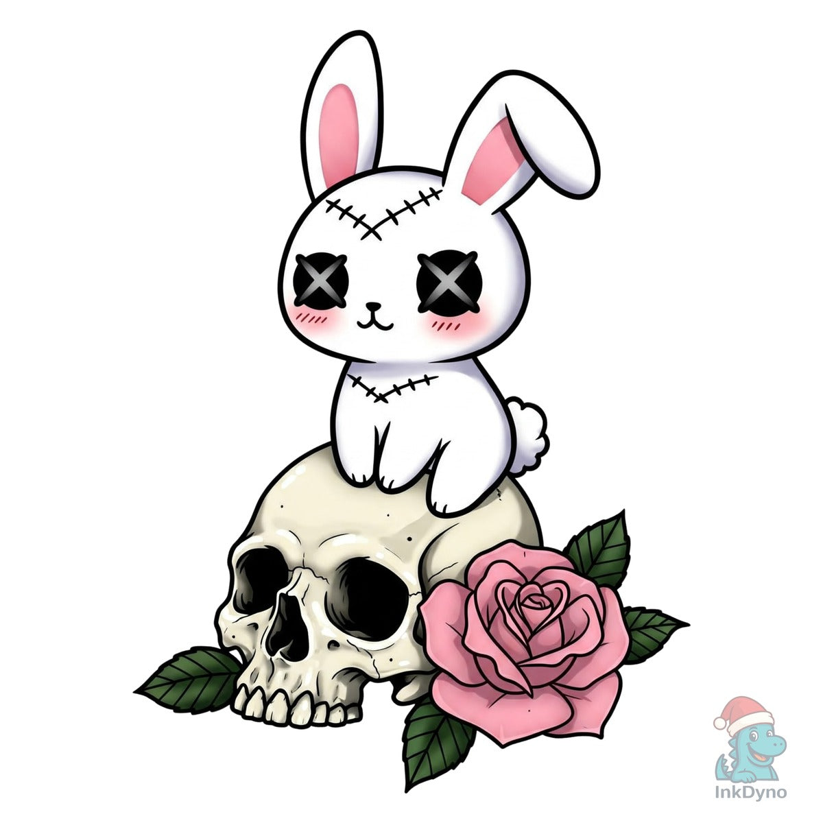 Creepy Cute Bunny Goth Bunny