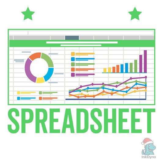 Spreadsheet Accountant Analyst Excel DVG - DTF Transfer