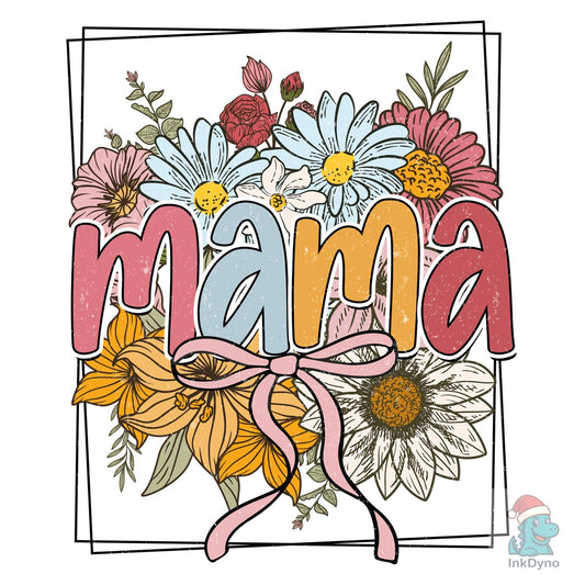 Mama Floral Bouquet - DTF Transfer