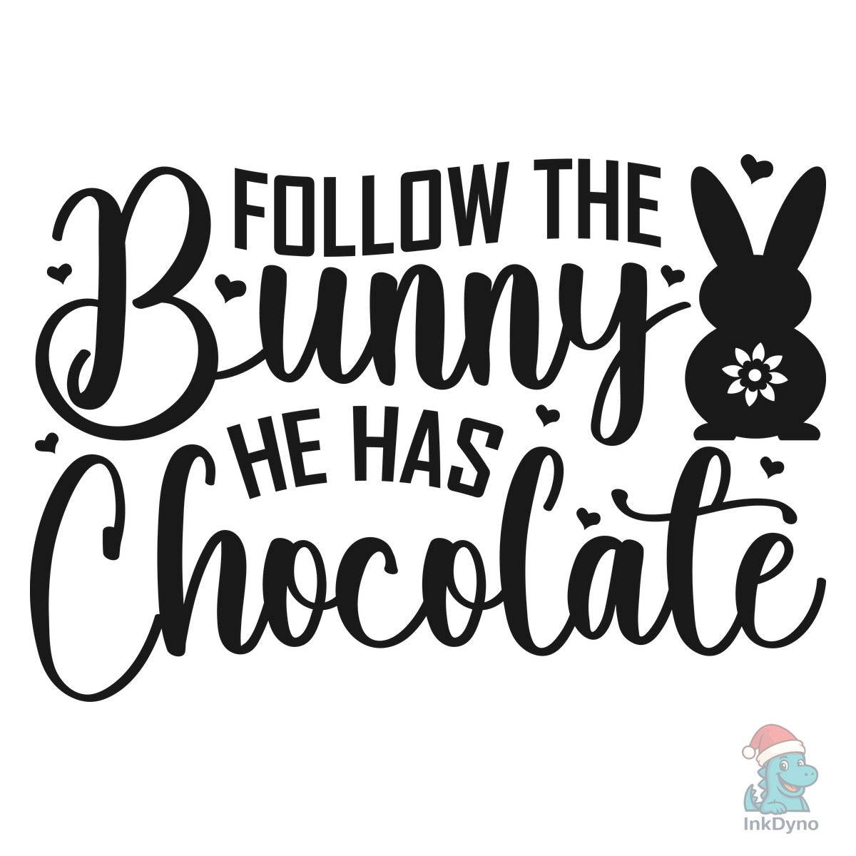 Follow the Bunny He Has Chocolate