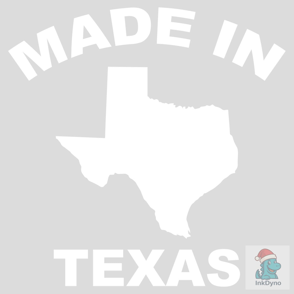 Made in Texas with Texas Map.