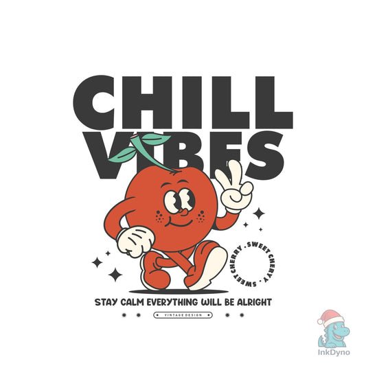 Retro Cherry Character - DTF Transfer
