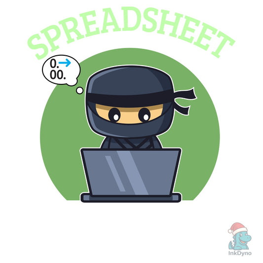 Spreadsheet Ninja Accountant Excel - DTF Transfer