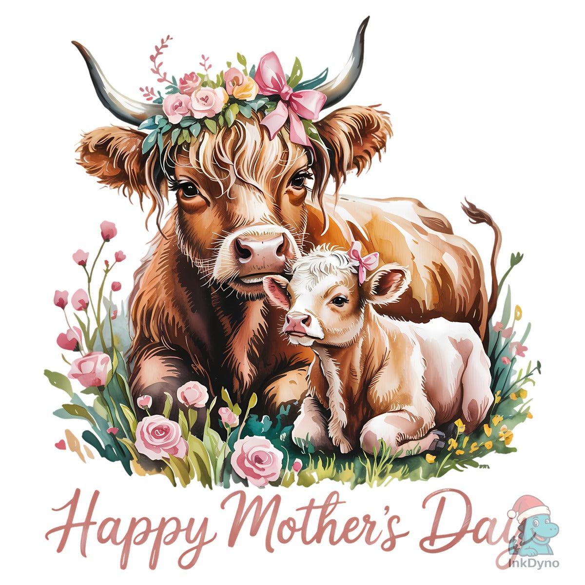 Highland Cow Mother's Day