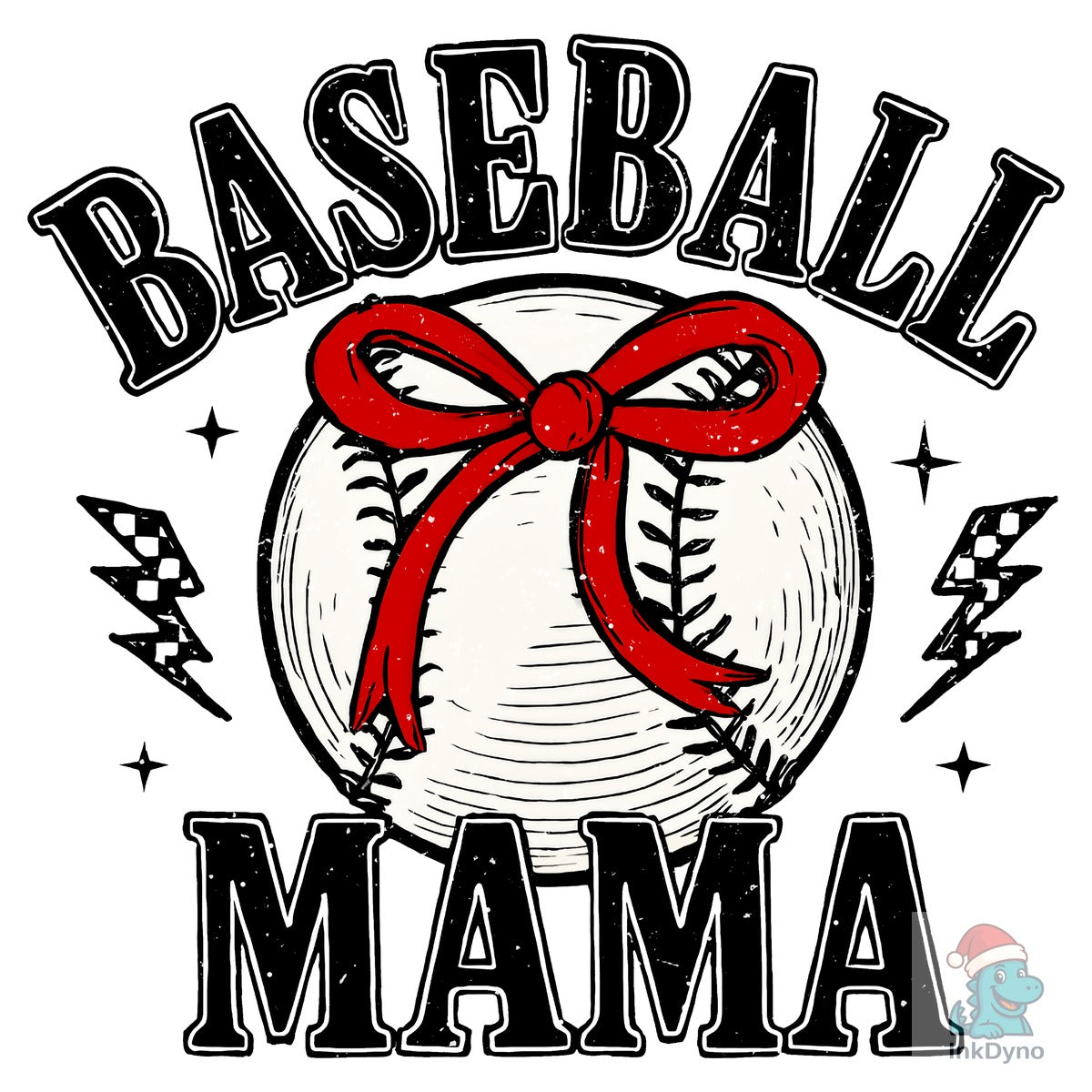 Retro Baseball Mama Baseball