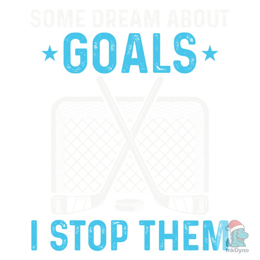 Hockey T-shirt Design Hockey Goal Shirt - DTF Transfer