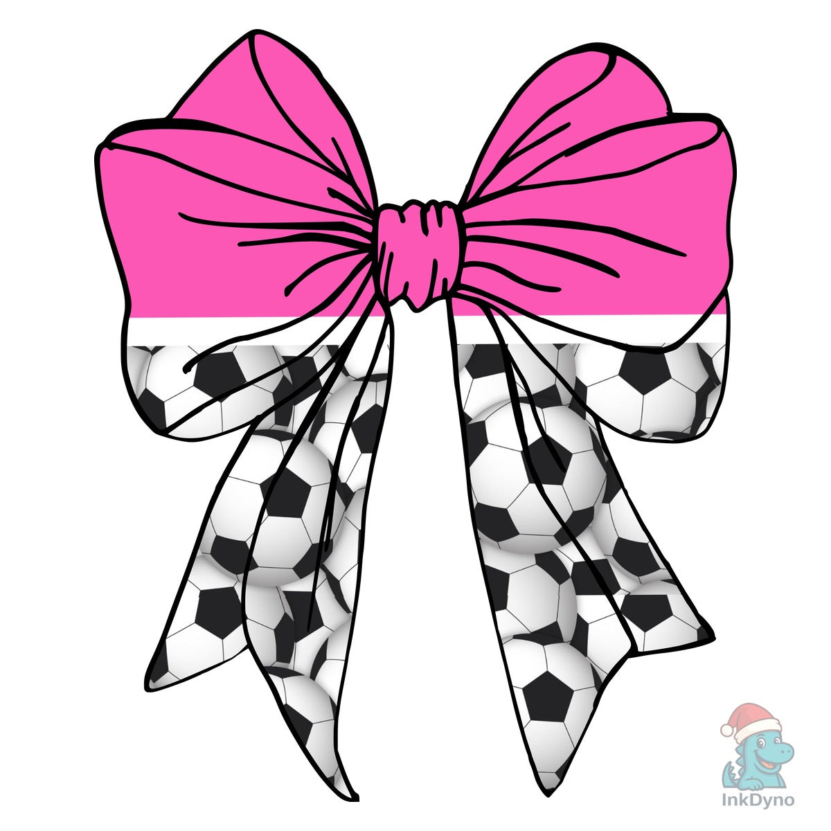 Soccer Ball Print & Pink Sublimation