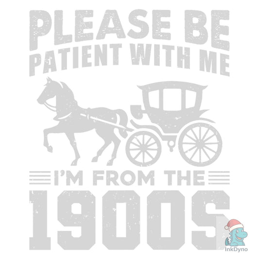 Horse T-shirt Design Im from 1900 - DTF Transfer