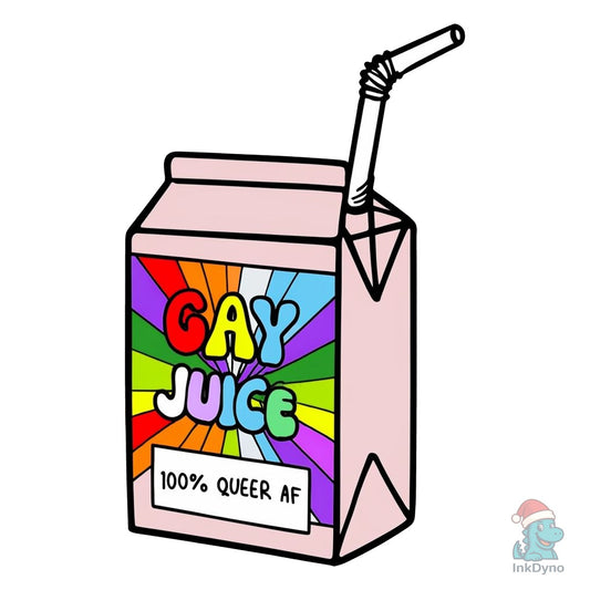 Gay Juice Pride Carton - DTF Transfer