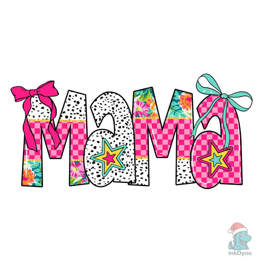 Preppy Mama Retro Mom - DTF Transfer