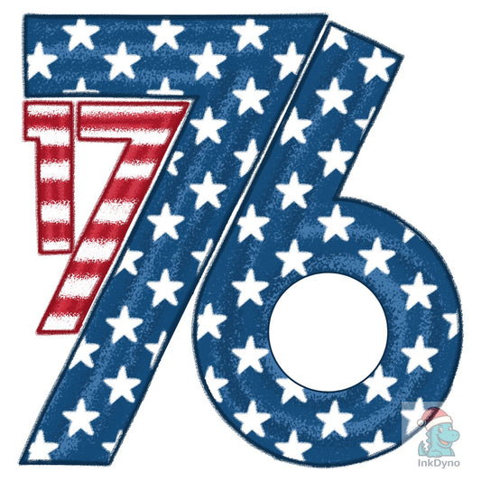 Retro 1776 4th of July - DTF Transfer