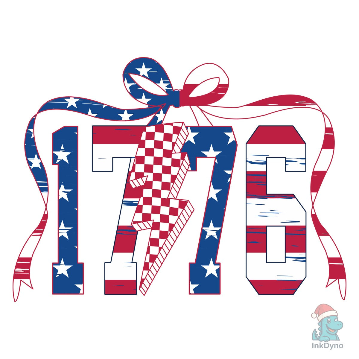 Retro 1776 America 4th of July