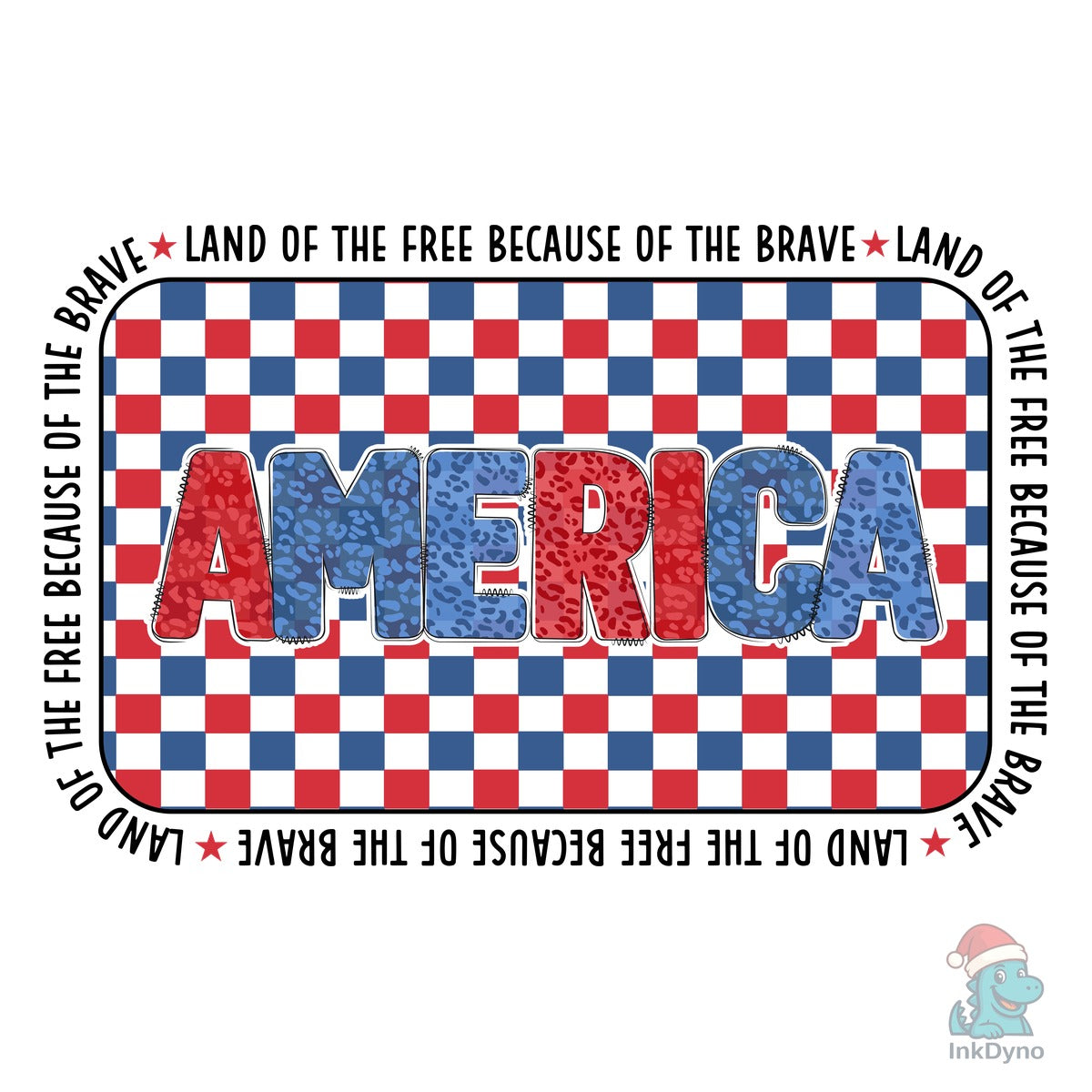 Retro America Checkered Land of the