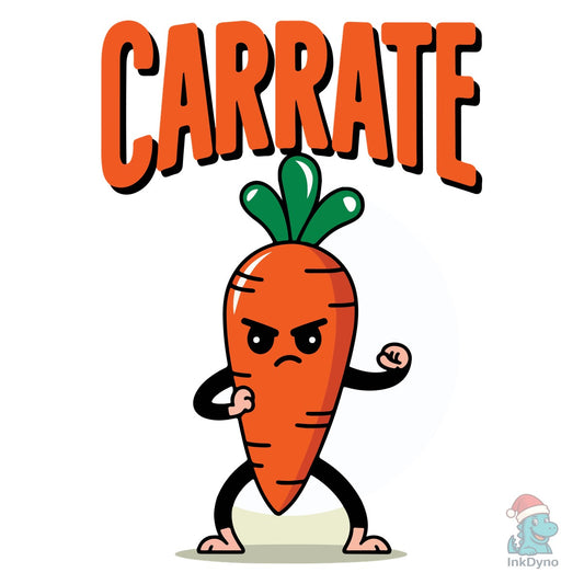 Carrate Karate Carrot T-Shirt Design - DTF Transfer