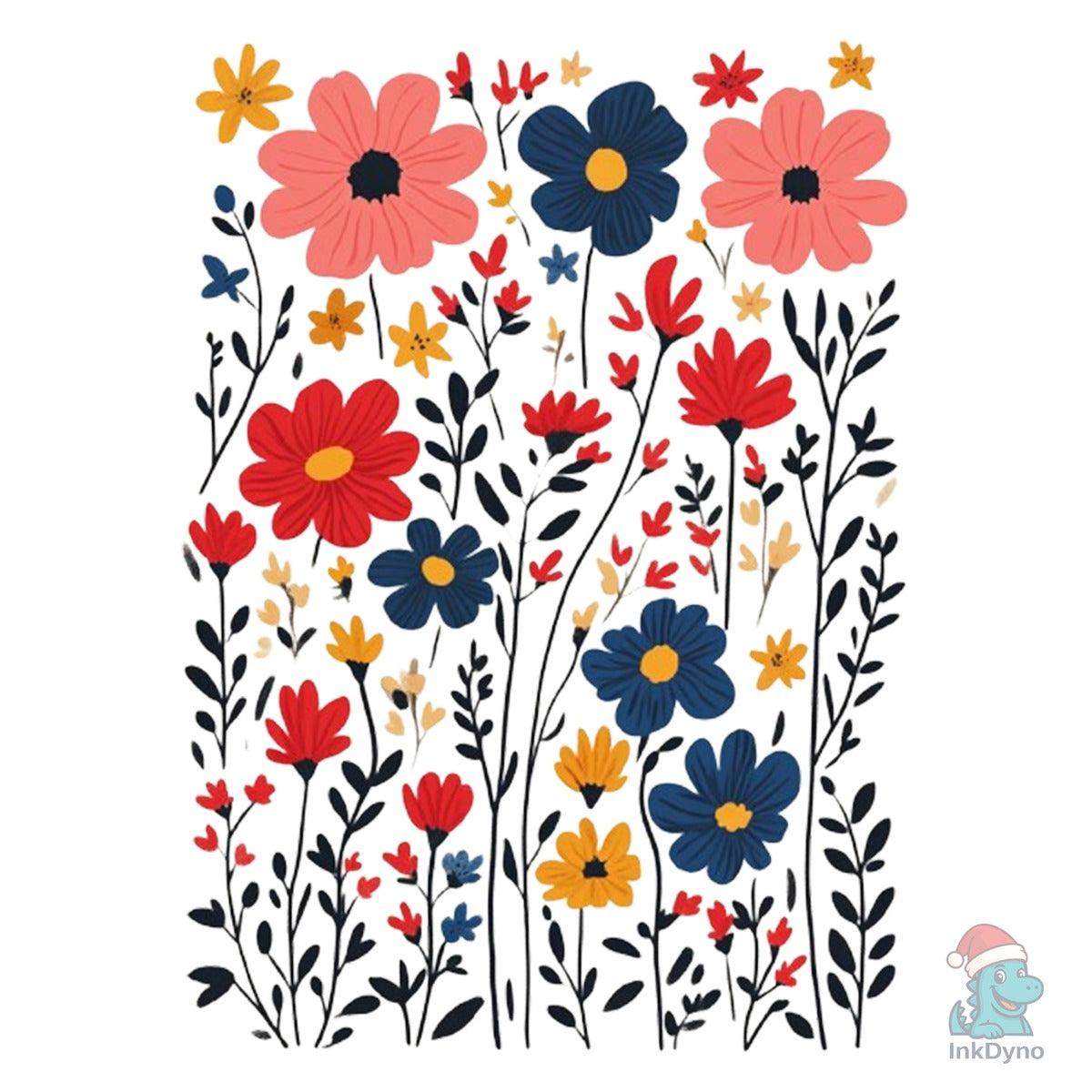 Boho 4th July 4th of July Floral