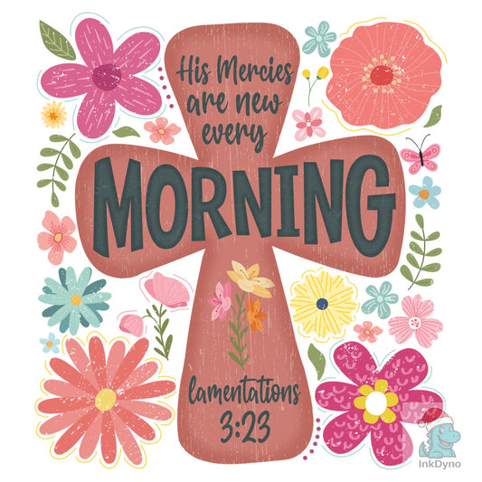 Boho Christian Easter His Mercies - DTF Transfer
