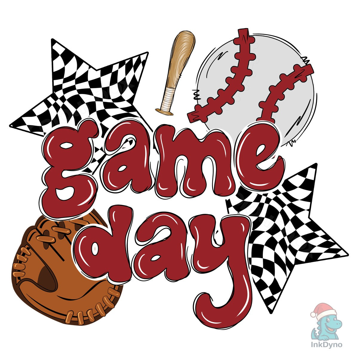Retro Baseball Game Day