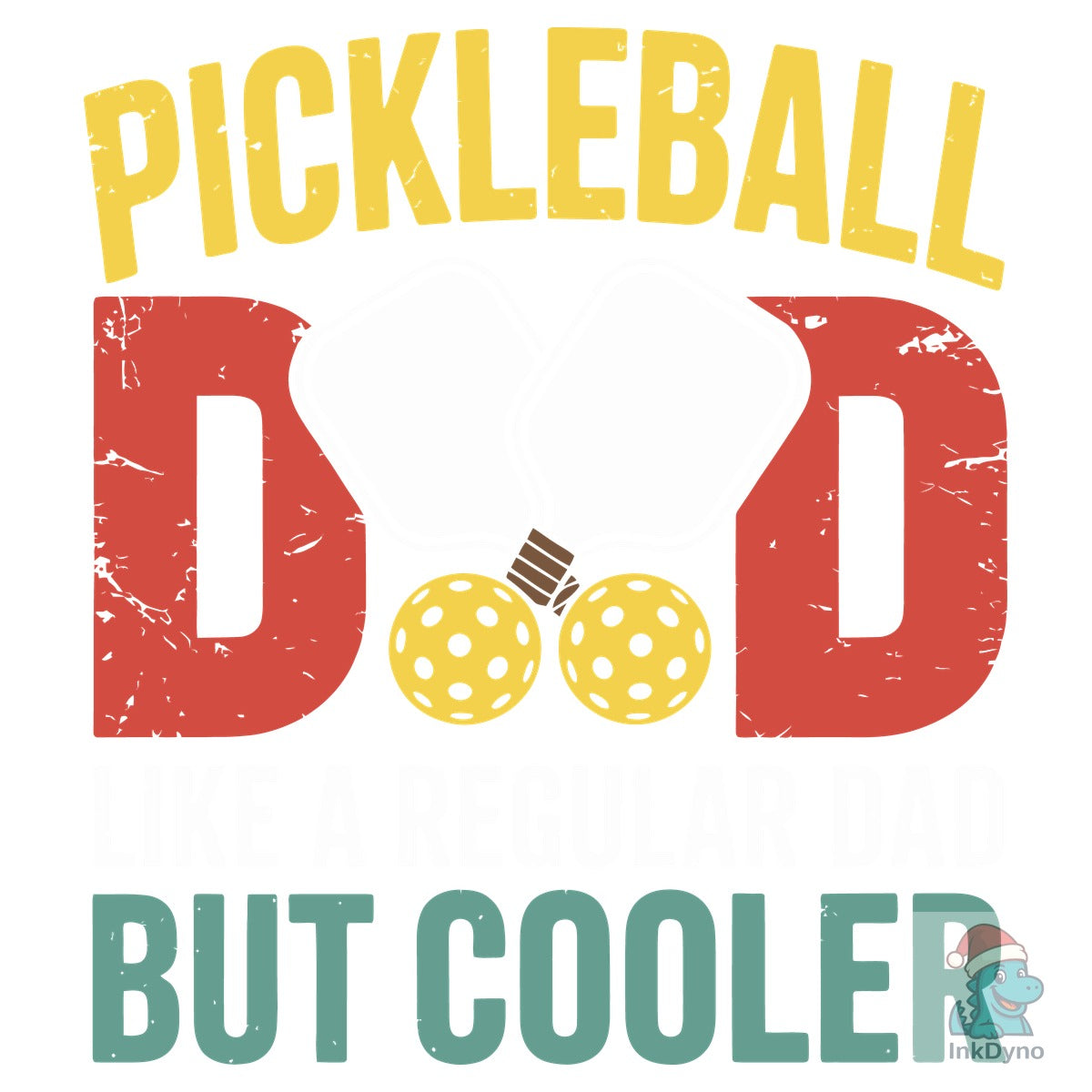 Pickleball Dad Like a Regular Dad Cooler