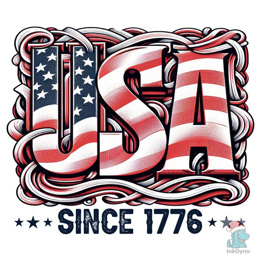 USA Since 1776 4th July - DTF Transfer