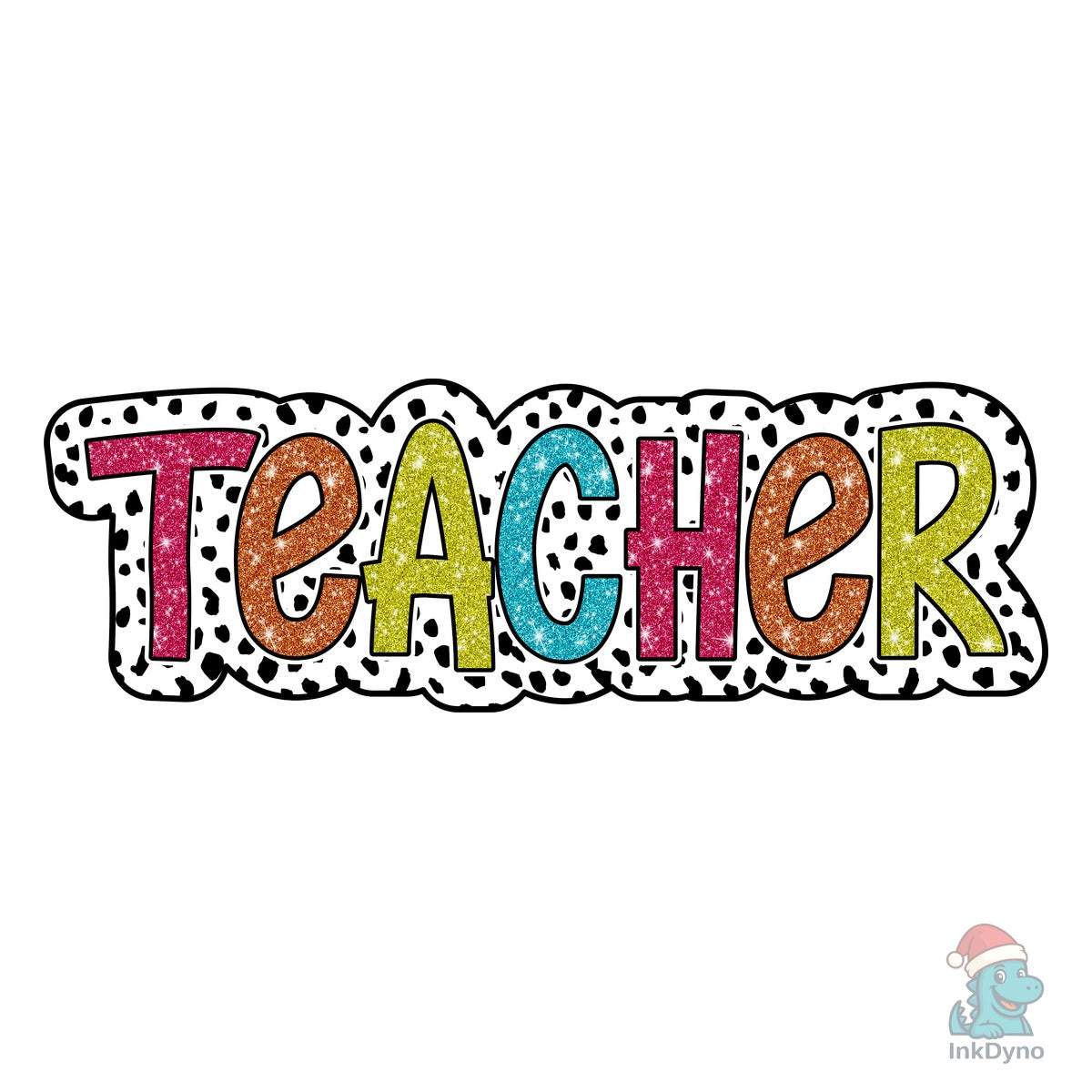 Glitter Teacher Retro Teacher