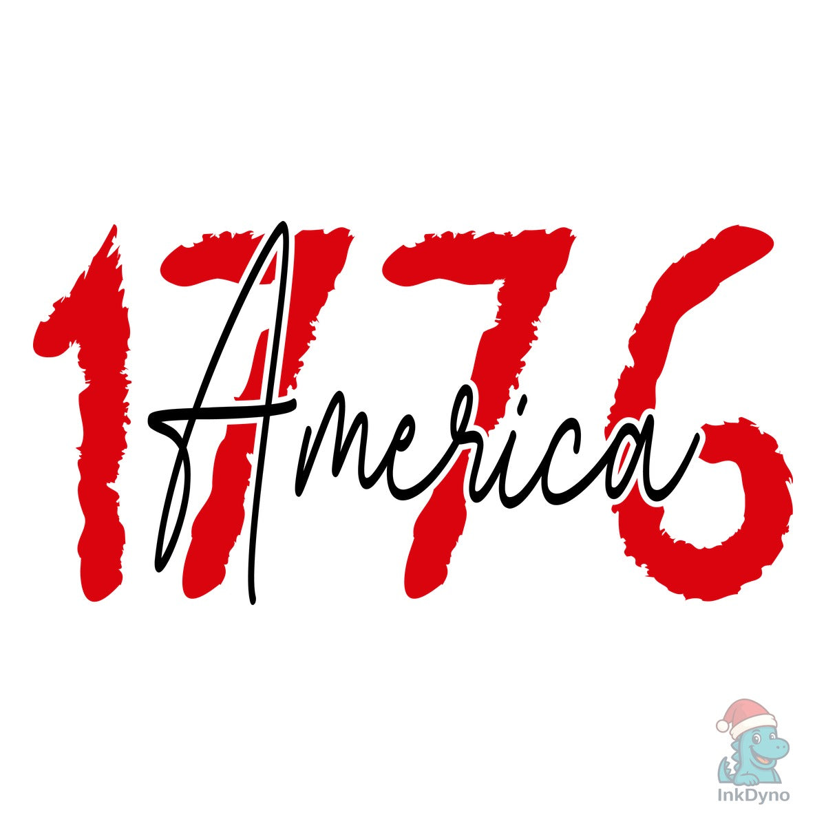 1776 America 4th of July Design