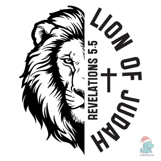 Lion of Judah Christian Design - DTF Transfer
