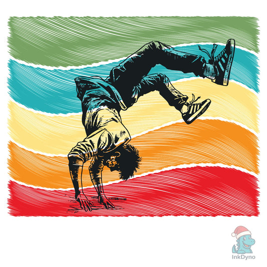 Backflip Expert Parkour T-Shirt Design - DTF Transfer