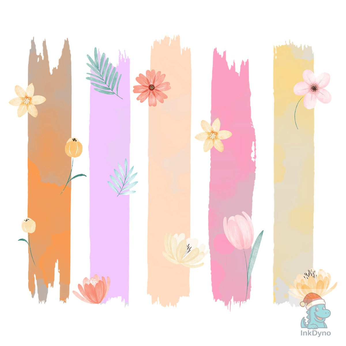 Boho Floral Wildflower Brushstroke
