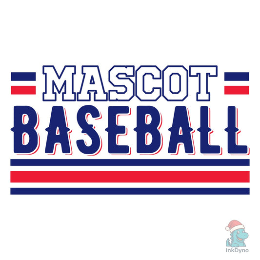 Baseball Team Baseball Mom - DTF Transfer