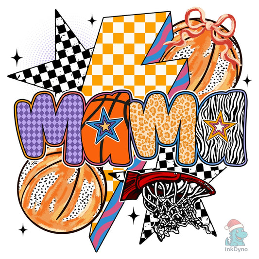 Retro Basketball Mama Sublimation - DTF Transfer