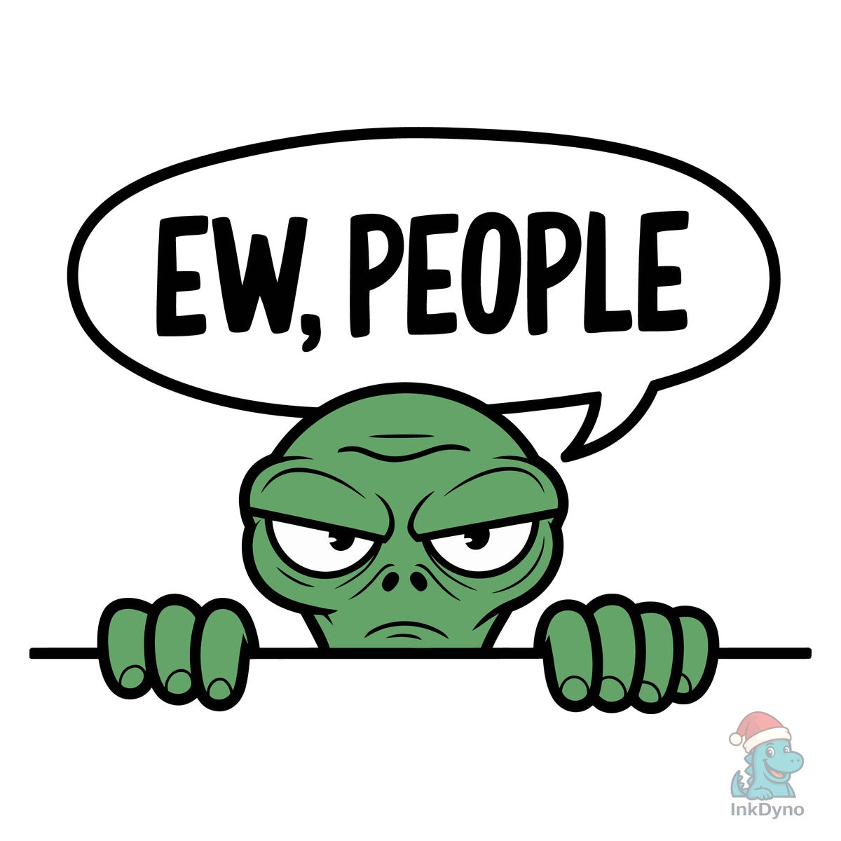 Ew People Alien UFO T Shirt Design