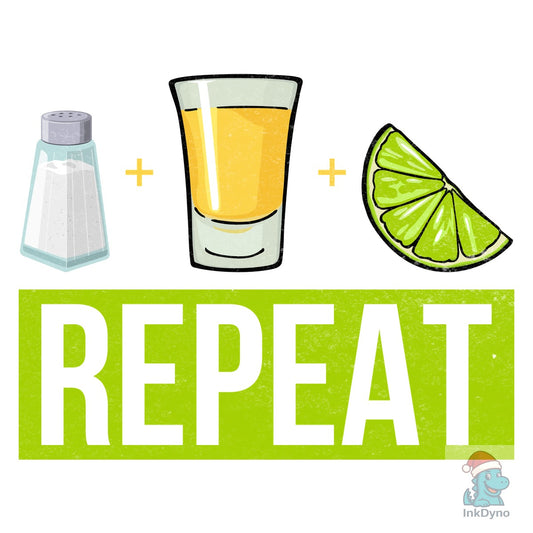 Salt Tequila Lime Repeat - DTF Transfer