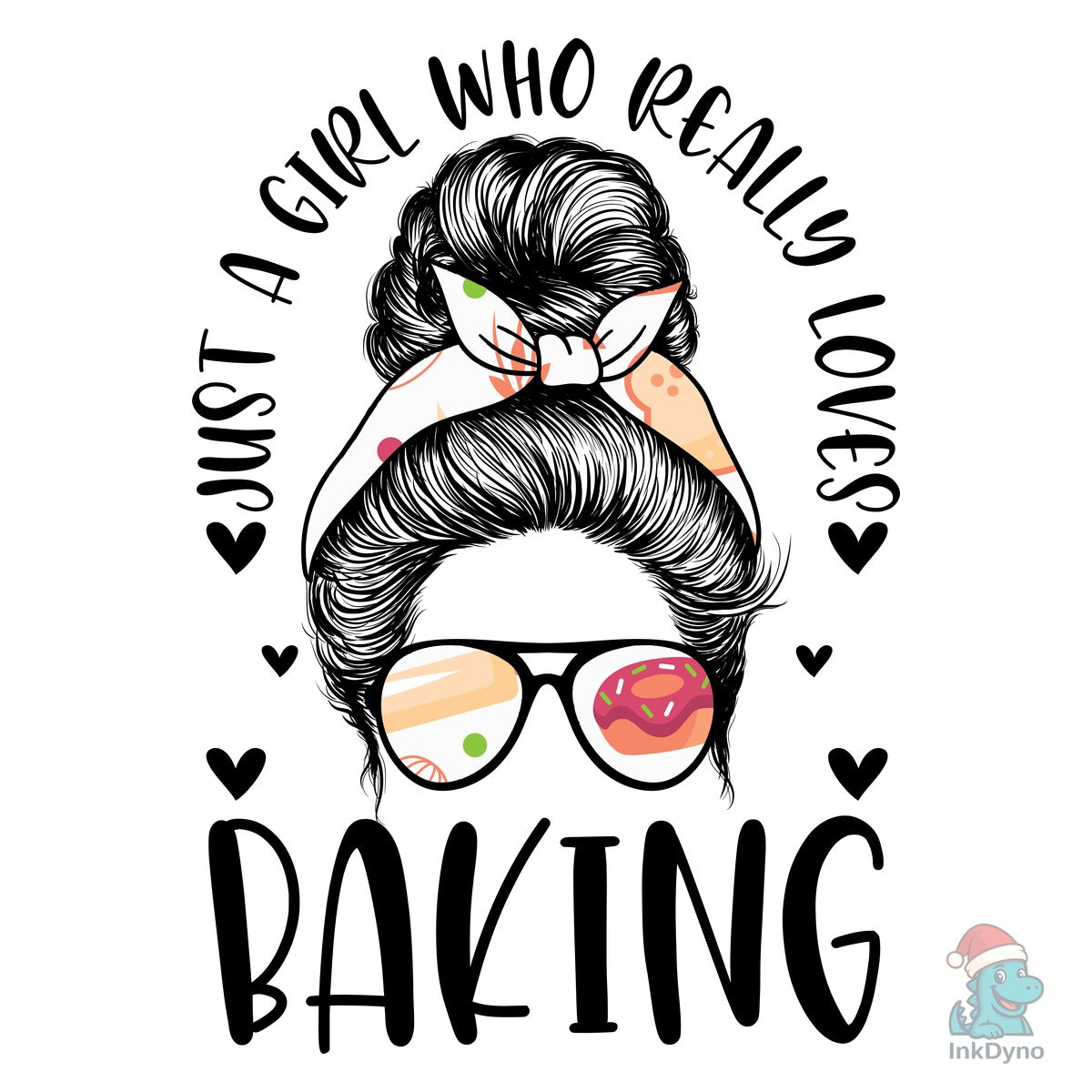 Baking Girl Hair Bow Sunglasses