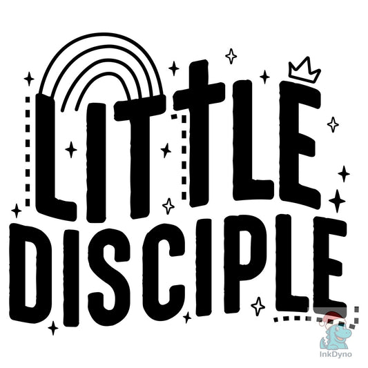 Retro Little Disciple Kids Tee - DTF Transfer