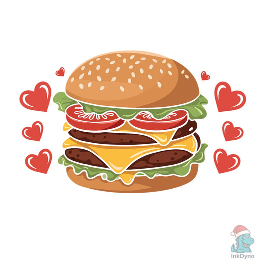 Just a Girl Who Loves Double Cheeseburge - DTF Transfer