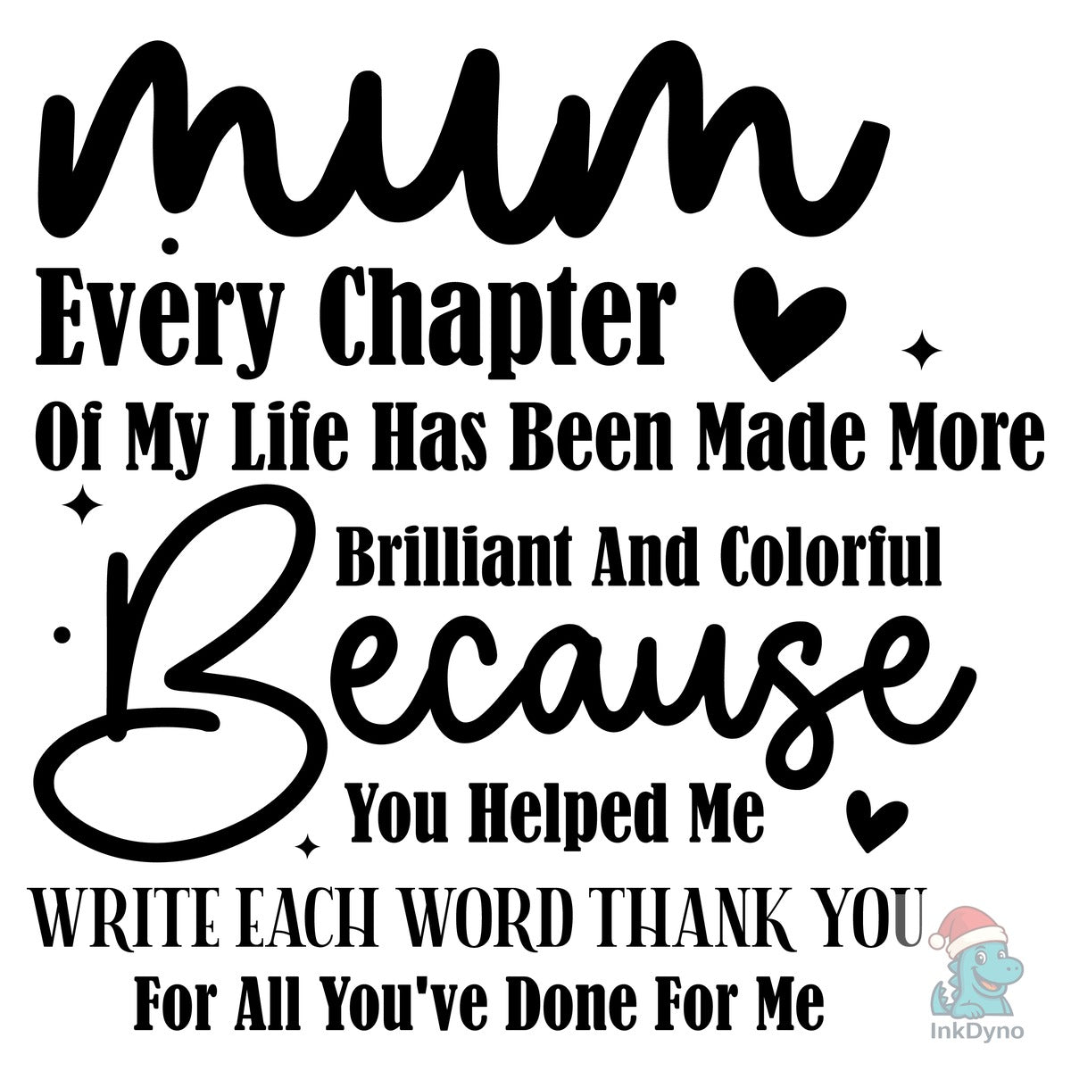 Mother's Day Design Mum Design