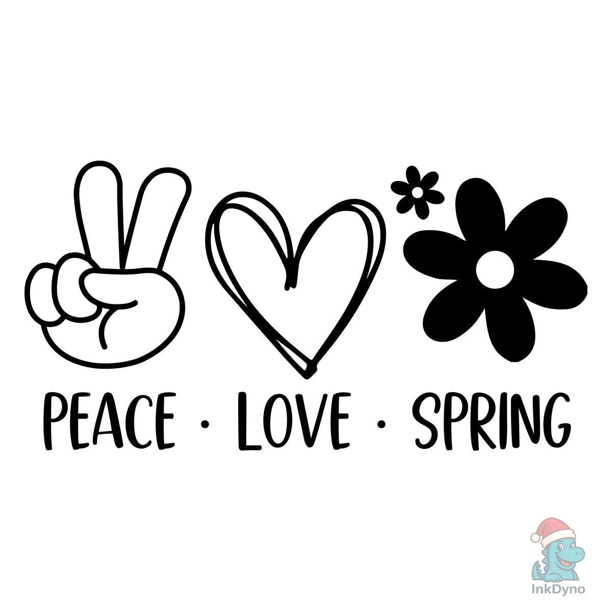 Peace Love Spring
