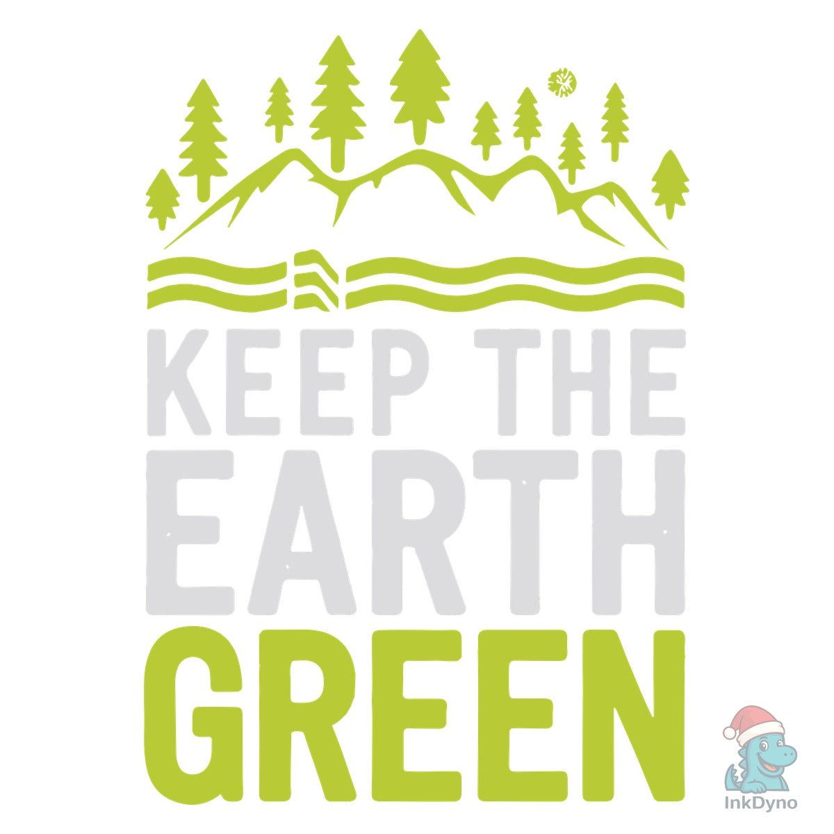 Keep the Earth Green Environment Cute
