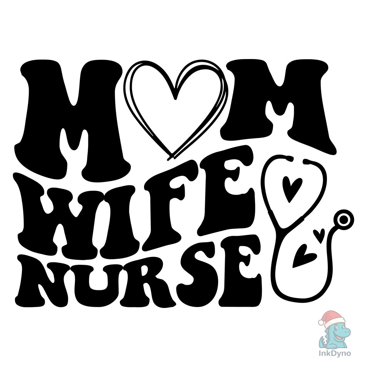 Mom Wife Nurse Wavy
