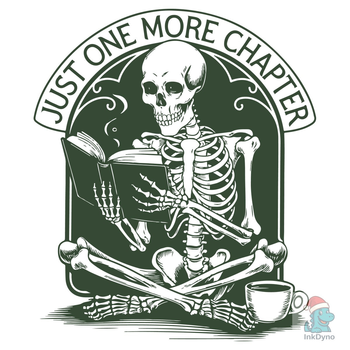 Just One More Chapter Skeleton Reader