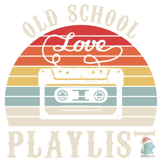 Old School Playlist 70s 80s 90s T-Shirts - DTF Transfer