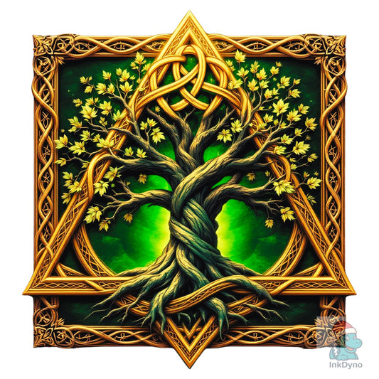 Celtic Tree of Life Mystical Tree - DTF Transfer