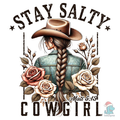 Christian Western Stay Salty Cowgirl