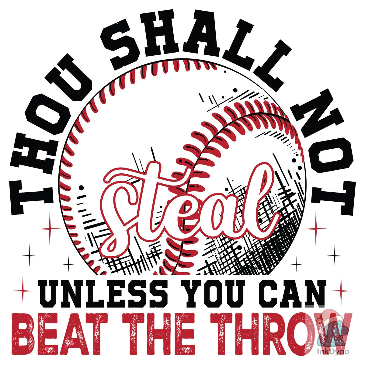 Funny Baseball Thou Shall Not Steal