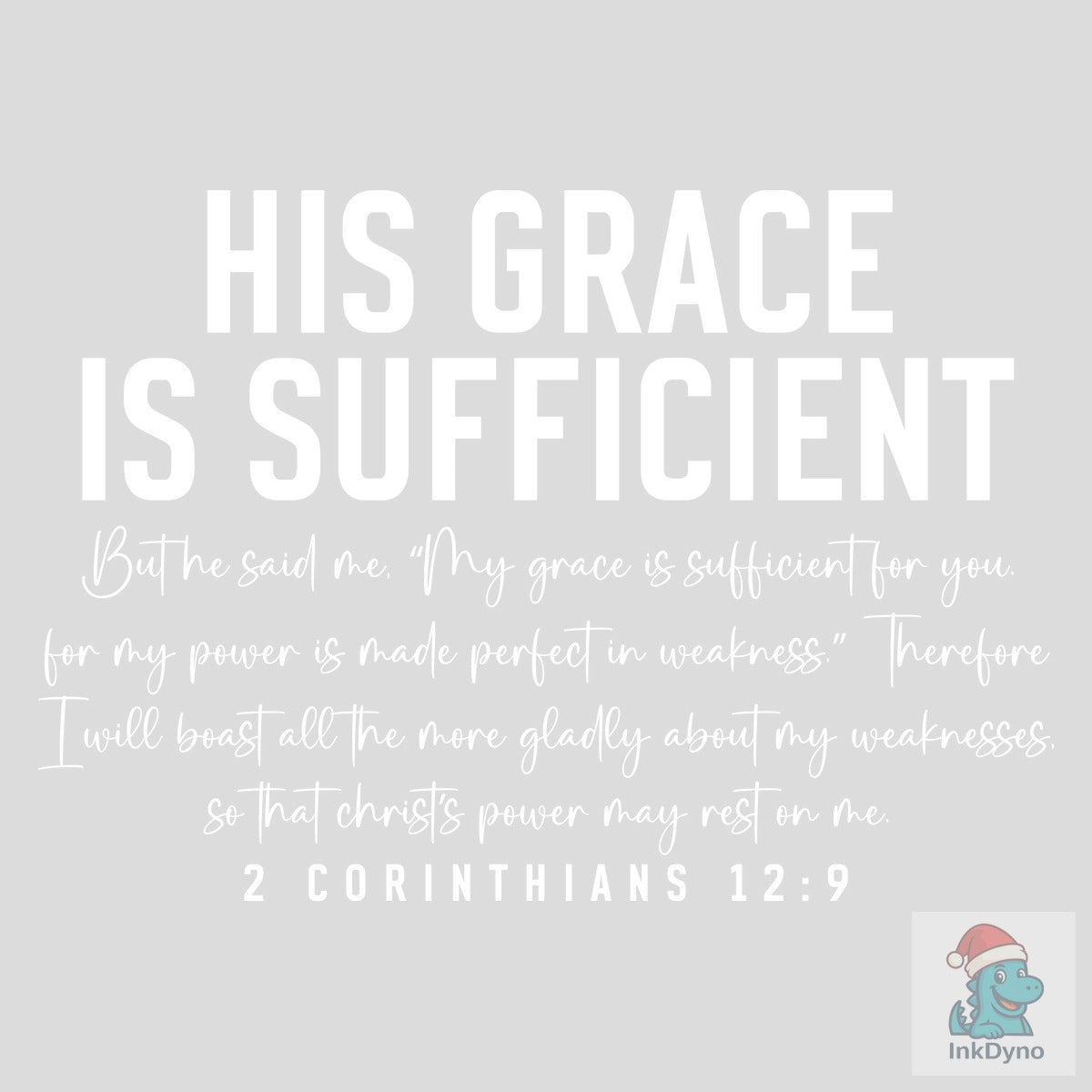 His Grace is Sufficient 2 Corinthian