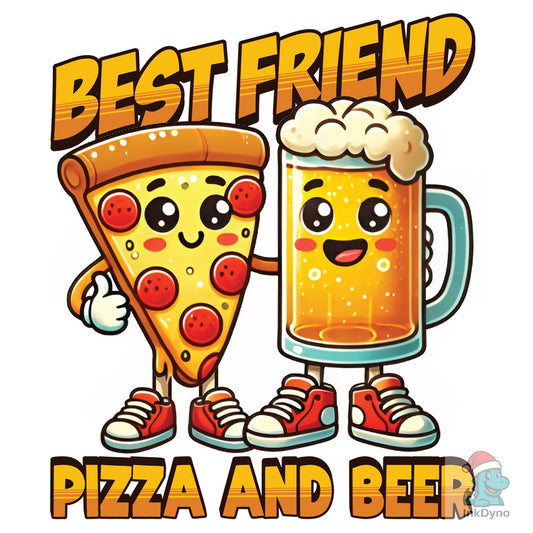 Funny Beer Drinking T-Shirt Design - DTF Transfer